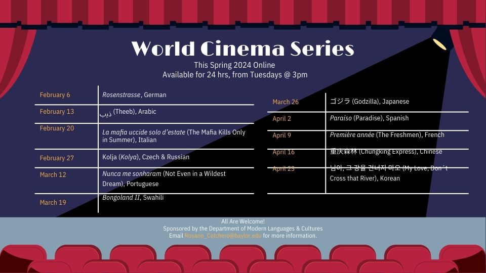World Cinema Series Spring 2024